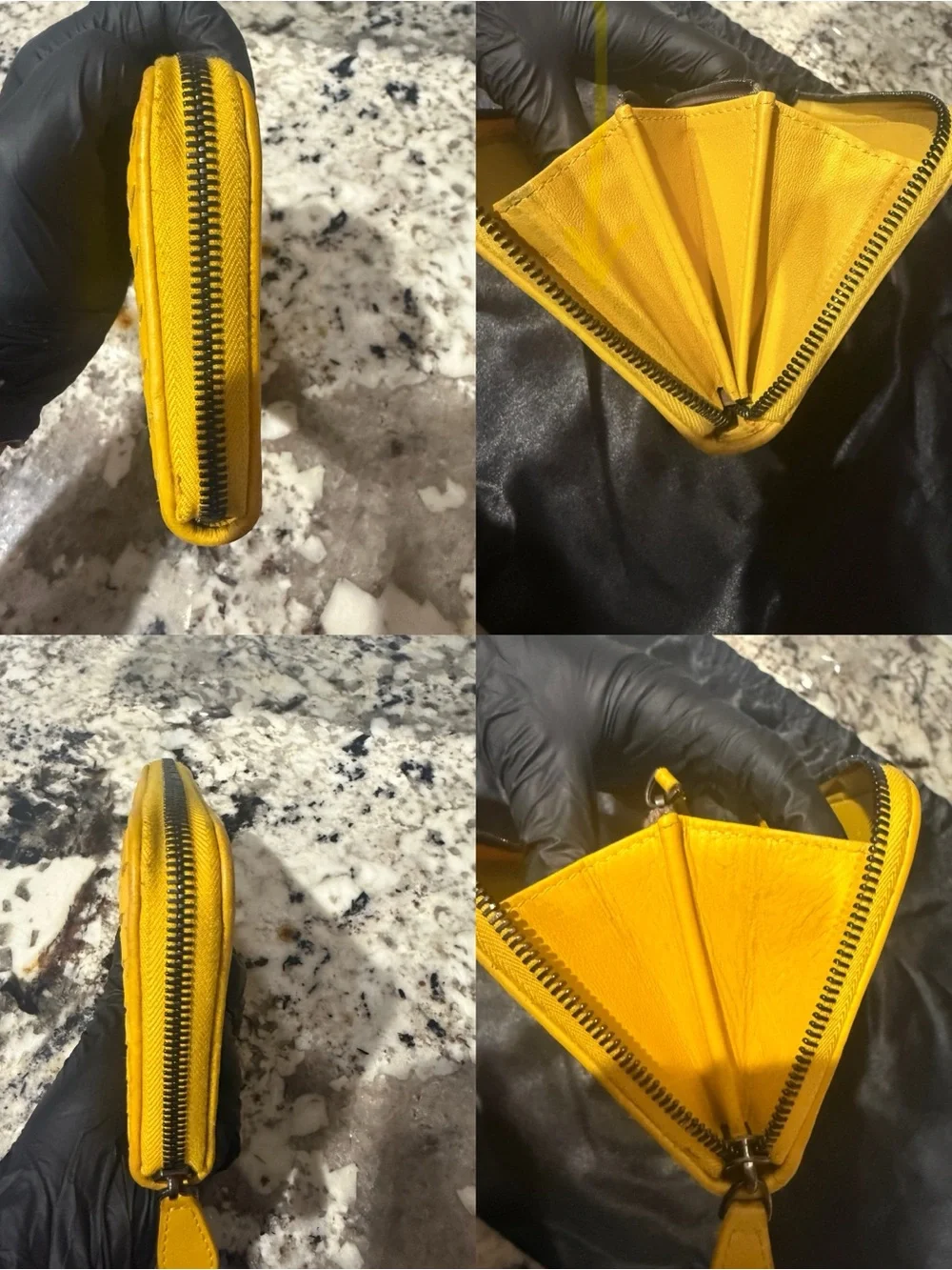 AUTHENTIC BOTTEGA VENETA ZIPPY WALLET